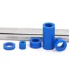 Coluna de Isolamento de Tubo Passante Reto de ABS Azul Manga Plástica Coluna Espaçadora Oca Redonda Coluna de Isolamento de Placa de PC Fixação de Placa de Circuito Impresso