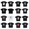 Camiseta de Verano Nueva de Manga Corta, Marca Auténtica de Tendencia, Tejido Pe de 230g, Resistente, Estilo Pareja, Corte Holgado, para Hombres y Mujeres