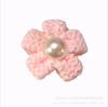 Otoño e Invierno nuevo algodón de leche flor de cinco pétalos accesorios de lana ganchillo flor pequeña decoración de ropa accesorios de tocado de flor pequeña