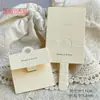 Tarjetas de papel para pendientes de vainilla, tarjetas de papel perfumadas para pendientes, accesorios para horquillas, collares, pulseras, accesorios para el cabello, gomas para el cabello, Exhibidor de empaque