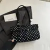 Bolso cruzado para mujer 2026 nuevo, bolso de hombro de lunares, bolso de hombro simple y fresco, bolsa de mano tipo tote de gran capacidad para el trabajo, moderno