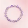Pulsera Popular Nueva de Estilo Retro Chino de Xiaohongshu con Amatista Lavanda, Cristal Rosa y Joyería de Aventurina en Contraste