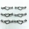 Hebilla de Oro Real de 18 Quilates que Conserva el Color, Hebilla de Collar con Circonita Micropavimentada, Conector de Perla Madre para Múltiples Filas, Accesorios de Joyería DIY