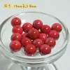 14mm Feijão Gelatina Creme Redondo Contas Coloridas DIY Feito à Mão Contas Corrente de Celular Acessórios de Joalheria Adorno de Cabeça Brincos Colar Doce