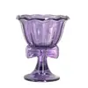 Taça de Vinho Roxa de Alta Qualidade com Laço, Taça de Champanhe, Taça de Licor, Taça de Vinho de Frutas