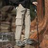 Pantalones de Montaña Funcionales para Hombre Estilo Americano Nuevo de Primavera y Otoño, Resistentes al Viento, Salpicaduras de Agua, Deportivos, Montañismo, Cropped