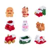 Produtos Novos Transfronteiriços Enfeites de Natal Boneco de Neve Rena Decorações DIY Bola de Cristal Acessórios Pendurados Micro Paisagem Pequenos Enfeites