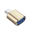 Adaptador Tipo-C Macho para USB3.0 Fêmea Dupla Face 10Gb/S Transmissão Metal Alumínio Shell Adaptador Adaptador Otg