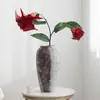 Flor de simulación de alta calidad PU Dátura fotografía de paisaje arreglo de decoración suave para el hogar decoración colgante de boda decoración de jardín pared de flores colgante