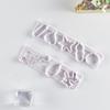 2 Peças Moldes de Corte para Balões de Festa Padrão Simples Moldes para Biscoitos Imitação Conjunto para Assar Bolo Direto do Fabricante