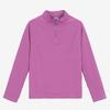 Ropa de Secado Rápido para Exteriores para Mujer, Tops de Camiseta de Manga Larga, Ligera, Elástica, Transpirable, Cuello Alto, Ropa de Secado Rápido para Deportes de Senderismo y Montañismo