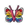 Accesorios para Zapatos Rosas con Letras y Números de Venta Caliente Transfronterizos, Bolsos Bogg, Hebillas Decorativas Desmontables para Zapatos DIY