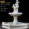 Fonte Europeia Água Corrente Piscina de Desejos Anjo Piscina Externa de Jardim Paisagismo Ornamentos de Casamento Tanque de Peixes Estilo Francês