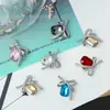 Accesorios para Arte de Uñas Modernos Nuevos Lazo Pedrería Largo Octagonal Diamante Cuadrado Roca de Azúcar Súper Brillante Aleación Decoración de Uñas Pedrería Apilada