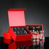 Copo de Licor de Cristal Copo de Licor Dispensador de Vinho Conjunto Caixa de Presente Copo de Licor Copo Wonton Único