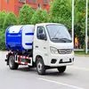 Foton Xiangling M1 Camión de Basura con Brazo Gancho de 3 Metros Cúbicos Fabricante Pequeño Camión de Basura de Volteo con Brazo Gancho Azul Cotización