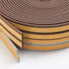 Tira Selladora Autoadhesiva para Puertas y Ventanas Tipo D/E/I/P Tira de Espuma Esponjosa Puerta de Madera Puerta Corredera Aislamiento Acústico Tira de Goma Anti-Colisión