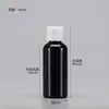 Botellas de Plástico Transparentes con Tapa abatible en stock 30 50 100ml Flexibles para Loción Cosmética Botellas Dispensadoras con Tapa de Mariposa