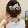 Pinza Retorcida Vintage de Perlas Estilo Francés, Pasador Exquisito de Alta Gama, Pinza para el Cabello de la Parte Posterior de la Cabeza, Pinza de Pato, Accesorio para el Cabello para Mujeres