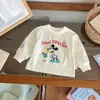 [En Stock] Camiseta para Niños Cy266538 Primavera 2026 Nuevo Estilo Coreano Dibujo Animado Top Impreso para Niños