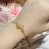 Collar Doble Rosa Diamantado Estilo Nuevo Chino Camelia Anillo Pulsera Estilo Old Money para Mujer Nuevo Lujo Estilo Fragante