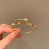 Pulsera Abierta Trapezoidal de Cristal de Zirconia Lujo Accesible Joyería de Mano Exquisita Elegante con Estilo para Mujer