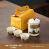 Juego de Té Kung Fu Retro Juego de Té de Viaje Portátil Taza Rápida para Exteriores Personalizado para Empresas Venta al por Mayor Tetera Antigua
