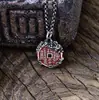 Plata de Ley 925 Diseño de Nicho Nuevo Estilo Chino Tendencia Nacional Espíritu de Montaña Colgante de Moneda Collar para Hombres y Mujeres Estilo Vintage Retro de Moda