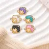 Colgante de flor de perla que gotea aceite para collar o pulsera DIY, accesorio de joyería, directo del fabricante, disponible para pedidos mixtos y ventas transfronterizas
