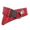 Cinturón ancho decorativo elástico estilo retro de moda con remaches de estilo europeo y americano, accesorios para mujer, gabardina, suéter