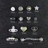 Charms para sapato Croc DIY corrente de pulseira de flor de pérola tridimensional flor de sapato estilo balé removível acessório de sapato decoração