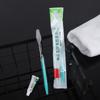 B&B Hotel Supplies Conjunto de Escova de Dentes Descartável e Pasta de Dentes, Conjunto Simples e Portátil de Escovas de Dentes para Casal, Portátil para Viagem