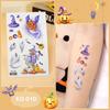 En stock, venta al por mayor, nuevas pegatinas de tatuajes de dibujos animados para niños, para Halloween, para fiestas, calabazas, accesorios