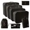 2025 Novas Sacolas Organizadoras Populares para Cosméticos, Mudança, Viagem, Conjunto de Sete Peças para Roupas, Colchas, Roupa Íntima, Desktop Atacado