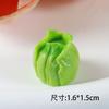 Serie de verduras en miniatura simulación comida juego diy pegamento crema funda para teléfono móvil llavero accesorios para el cabello material resina accesorios