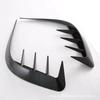 22 Adorno de cuchillo de viento delantero Ling adecuado para Toyota Harrier/Weiqi Venza marco de lámpara de ceja de lámpara antiniebla delantera Modificación M