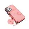 Adecuado para Funda de Teléfono con Tarjetero de Patrón de Diamante para iPhone 15, Funda de Teléfono para 14 Pro, Funda de Teléfono con Tarjetero Cruzado para 12 Pro