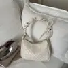 Patrón Tejido de Textura Suave 2026 Lujo Ligero Simple Clásico Gran Capacidad para Viajar al Trabajo Plegado Hombro Axila Bolso de Mano para Mujer
