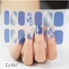 ZJ Filme Adesivo para Unhas em Gel à Prova d'Água Sem Secagem Adesivo Completo Adesivo Colorido Adesivo de Unha Filme de Papel Adesivo de Unha Filme de Papel Adesivo