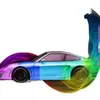 Película Colorida de TPU para Envelopamento de Carro Prata GT Prata Metal Líquido Ouro Champagne Mudança de Cor de Carro Película de Cor Ppf