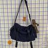 Coreia do Sul Chic retrô workwear Hong Kong estilo estudante bolsa de lona homens ulzzang neutro japonês Harajuku bolsa mensageiro das mulheres