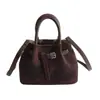 Bolsa de Mão Quadrada Pequena Casual Simples Estilo Coreano para Mulheres Nova Moda Primavera 2026 Bolsa de Ombro Transversal com Textura de Alto Padrão