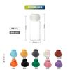 Xilin Botella de Vidrio Transparente Tapón Interior de Diez Colores 10ml Botella para Polvo Liofilizado de Belleza Médica Empaque de Sub-Botella de Esencia