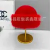 Qingqing 2025 Novo Outono e Inverno Aconchegante Pele Sintética Estilo Étnico Chapéu Mongol Chapéu de Pescador de Alta Qualidade Chapéu de Pelúcia