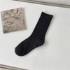 Calcetines mujer otoño e invierno Nuevos calcetines negros blancos grises calcetines de mujer medias calcetines de pantorrilla calcetines de media pantorrilla calcetines hasta la rodilla calcetines de moda ins