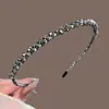 Diadema de Cristal de Lujo para Mujeres con Frente Alta y Corona Alta, Pinza para el Cabello Dentada, Accesorio de Moda de Gama Alta de Moda