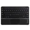 Teclado táctil bluetooth de 10 pulgadas 7 pulgadas teclado luminoso colorido teclado bluetooth de tres colores teclado de tres sistemas caja de ratón