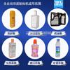 Máquina etiquetadora de doble cara, equipo de etiquetado de desinfectantes, máquina etiquetadora automática de botellas cuadradas, botellas redondas, máquina etiquetadora de champú y detergente para ropa.