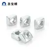 Porcas Quadradas de Ferro Galvanizado M4~M20 Porcas Quadradas Din557 Porcas Quadradas Venda Direta de Fábrica Porcas Quadradas