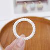 Anillos para el Pelo de Cable de Teléfono Grandes Alta Elasticidad y Duraderos Sin Pelo Cuerda para el Pelo Famosa en Internet Simple Banda de Goma para Atar el Pelo Cuerda Pequeña para el Pelo para Mujeres